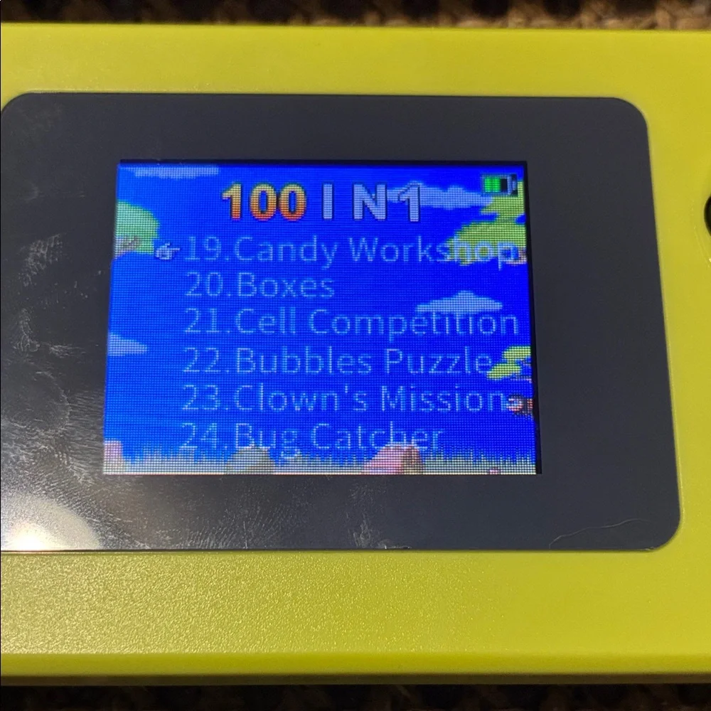 Next Level Apparel Neon Yellow-Green Handheld Game Console